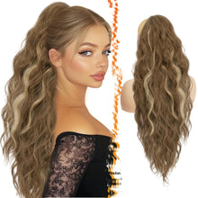 Lockige Ponytail Extension mit Kordelzug 66cm Haarverlängerung Wellige