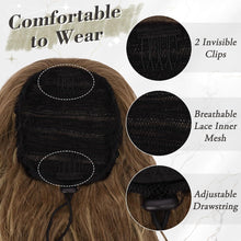 Damen Ponytail Extension Lockige Haarverlängerung 66cm