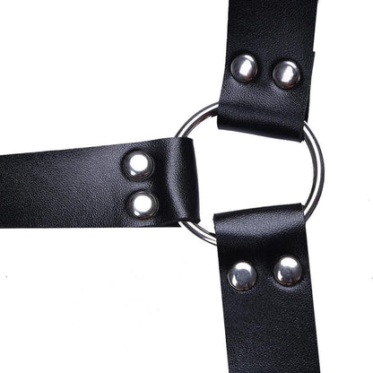Herren Brust Harness Leder Schulterpolster BDSM Kostüm Sexspielzeug