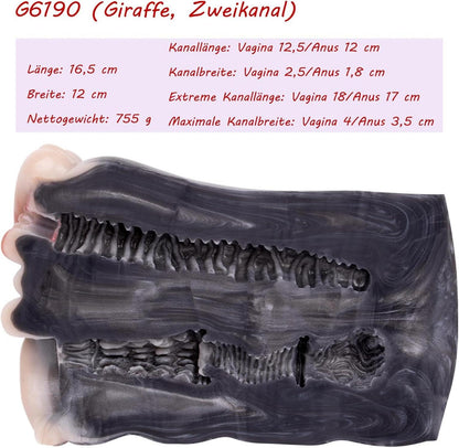 Tier Taschenmuschi Realistisch Groß Monster Masturbator Animal Vagina