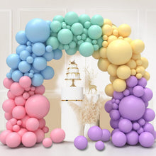 Luftballons Pastell Ballon Girlande Bunt 130 Stück, Mehrfarbige