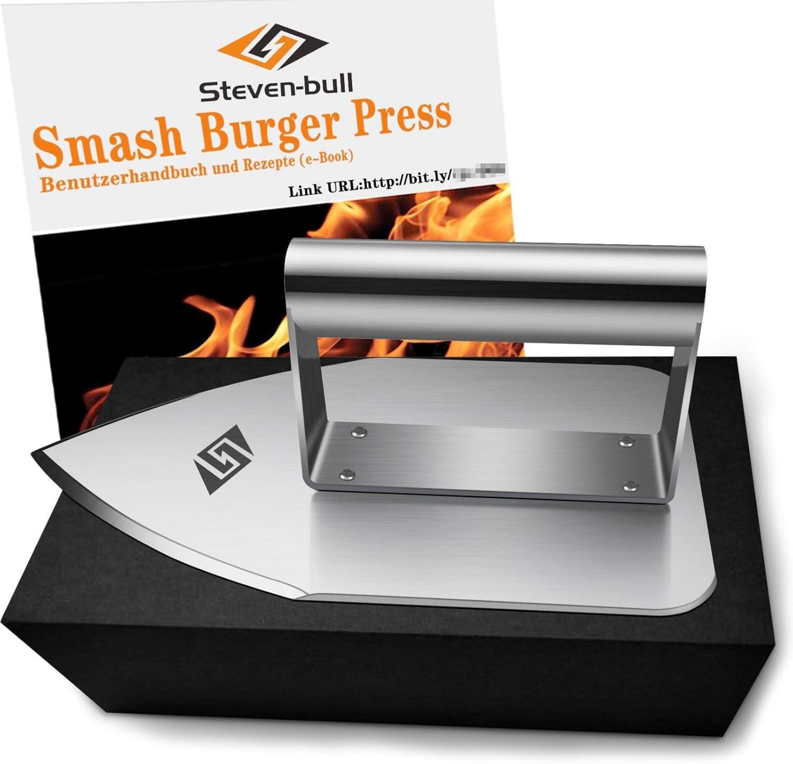 Edelstahl Burgerpresse Smash Burger Smasher Männer Geschenke Papa