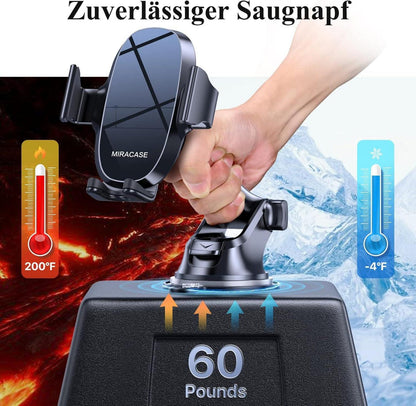 Universale Auto Handyhalterung mit starker Saugkraft - Grüner