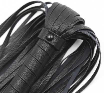 Moinha Leder Flogger Peitsche BDSM Kit 42cm PU-Leder Partner Verführung
