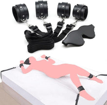 Bondage Bett Set Sexspielzeug Handschellen Fußfesseln