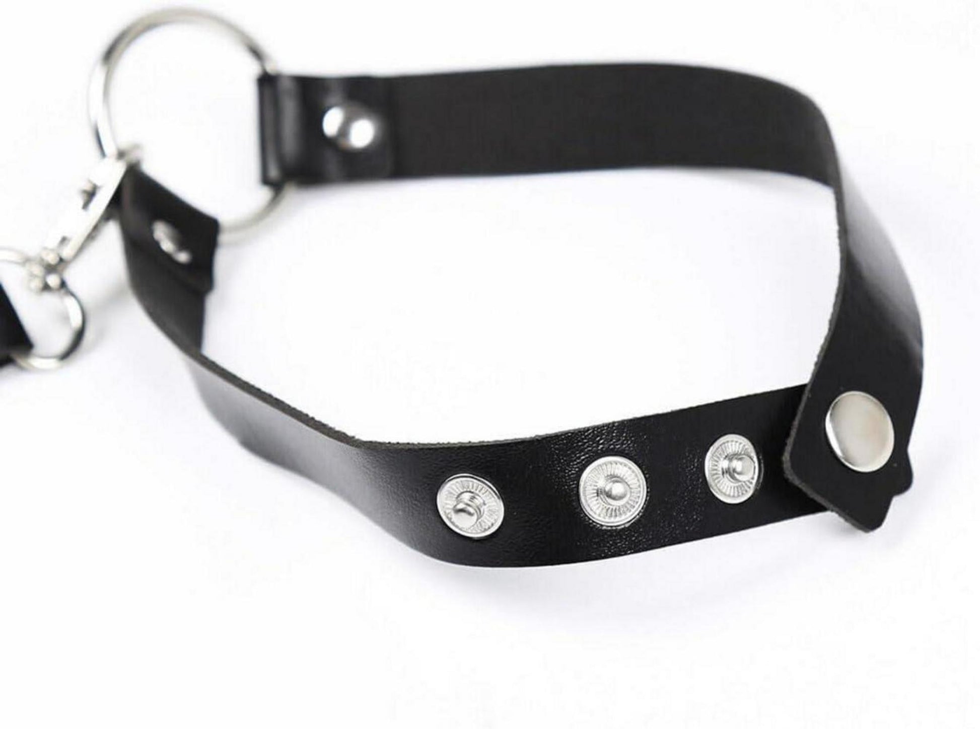 Damen Leder Body Harness Punk Brust SM Dessous Bondage Outfit