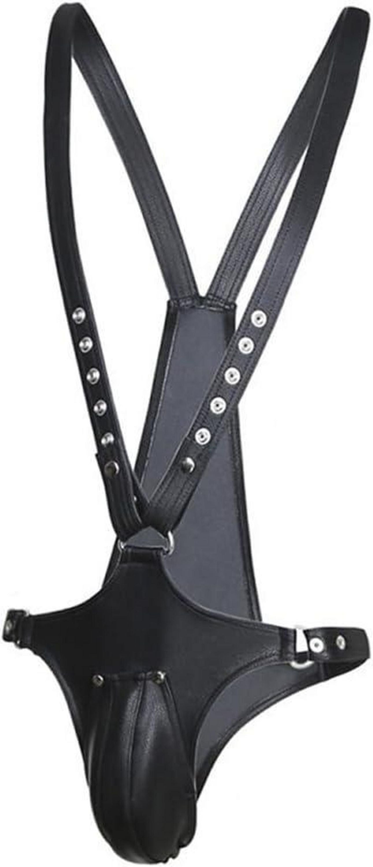 Punk Leder Body Brust Harness Männer Gay SM Fetisch Bondage