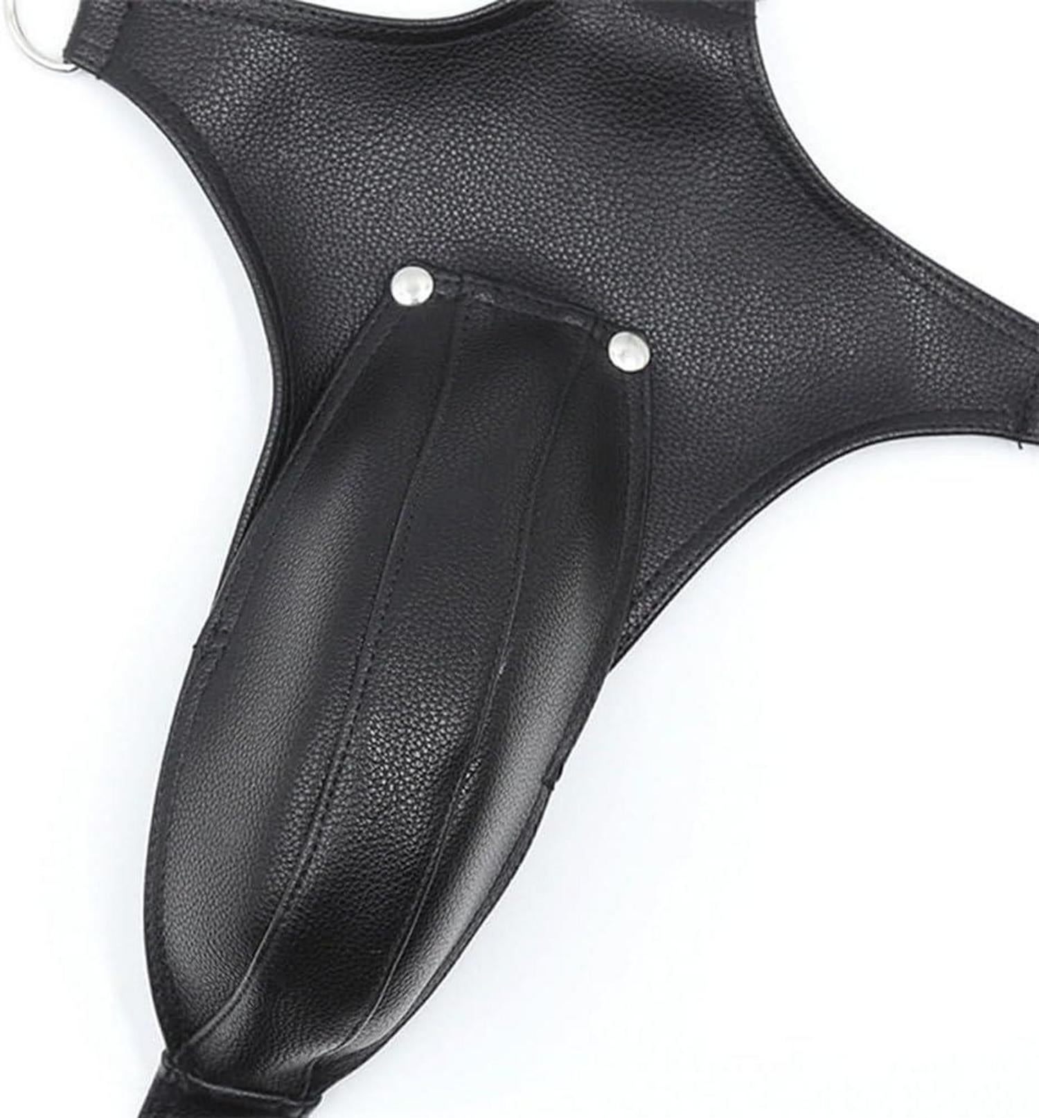 Punk Leder Body Brust Harness Männer Gay SM Fetisch Bondage