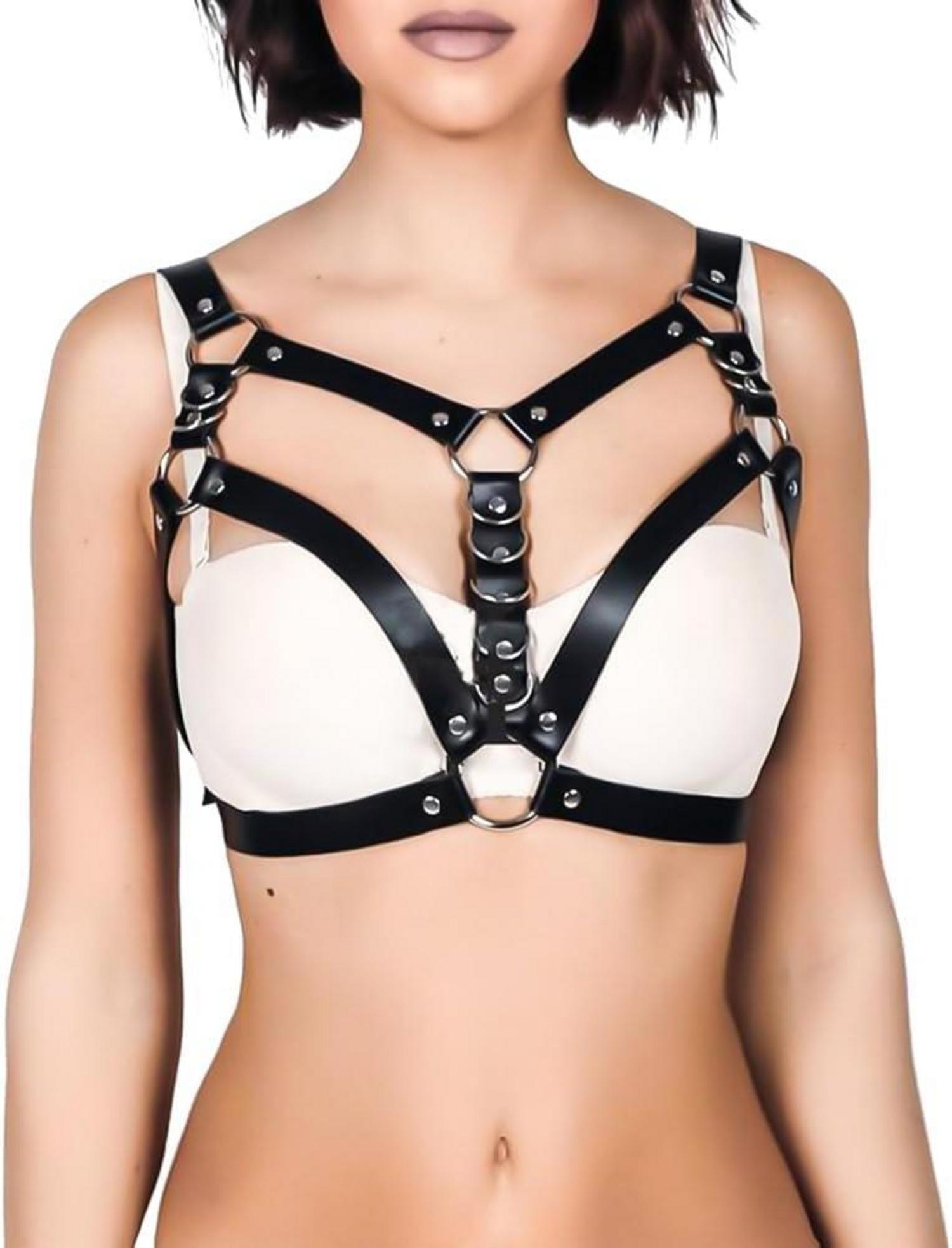 Punk Leder Harness Gothic Brustgurte Frauen Bondage Erotik