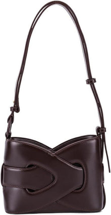 Vintage PU-Leder Schultertasche Damen Handtasche Umhängetasche