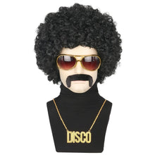 Afro Perücken Set 70er Jahre - Herren Kostüm Perücke mit Accessoires