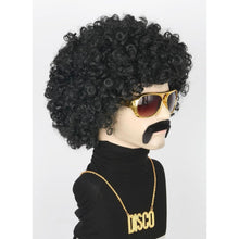 Afro Perücken Set 70er Jahre - Herren Kostüm Perücke mit Accessoires