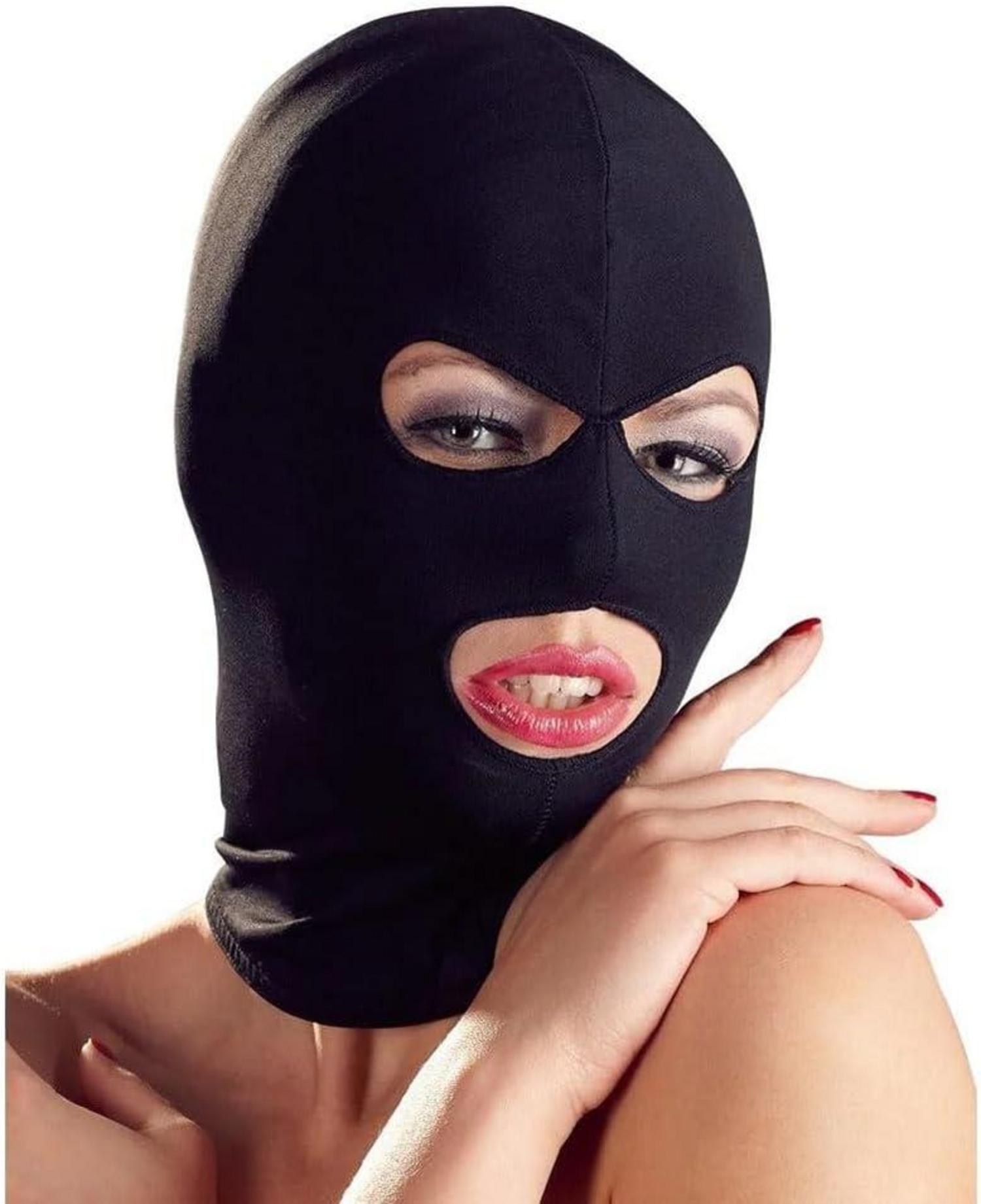 BDSM Kopfmaske Bondage Spandex Erotische Gesichtsmaske für Rollenspiel