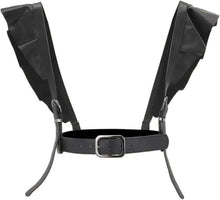 Damen Punk Taillengürtel Schwarz PU Leder Harness Gothic
