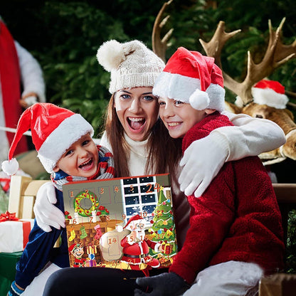 Adventskalender 2024 Weihnachts Mochi Squishies 24 Tage