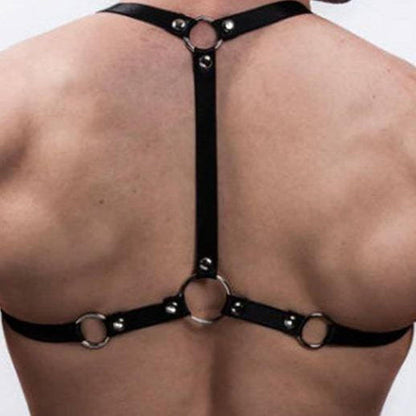 Männer Brust Harness PU Leder Fetisch Bondage, Sexy SM Dessous