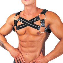 Herren Leder Gay Harness Unterwäsche Reißverschluss BDSM Bondage BDSM