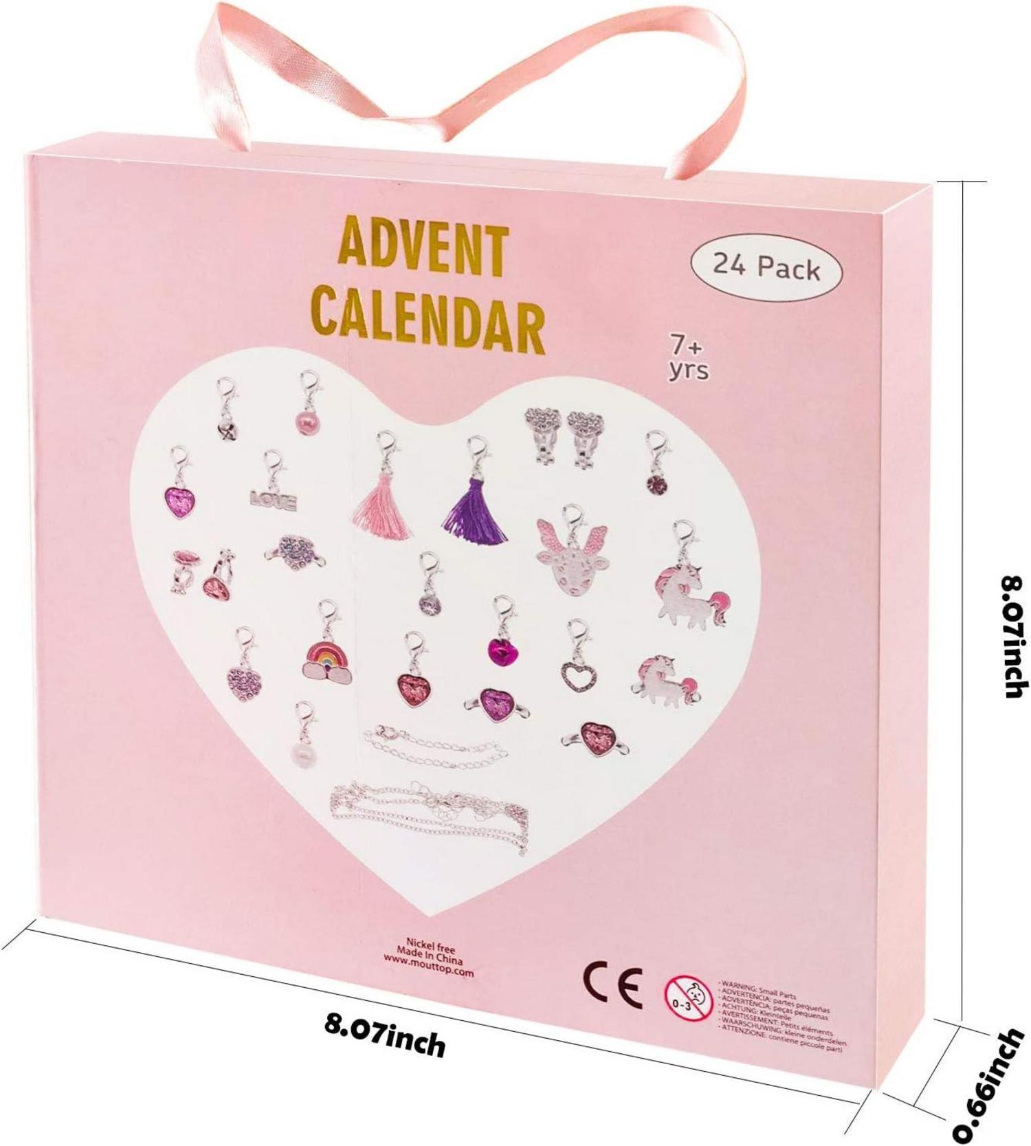 Adventskalender für Kinder, DIY Schmuck Set, Überraschungsbox