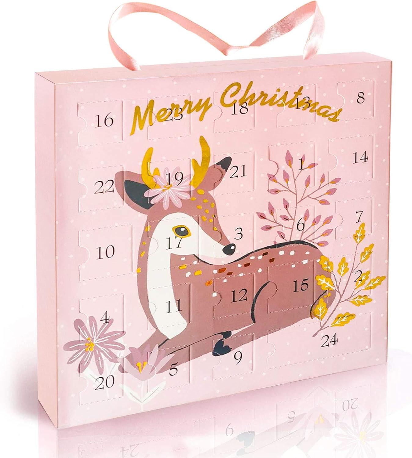 Adventskalender 2024 Kinder Weihnachts Countdown DIY Schmuckset