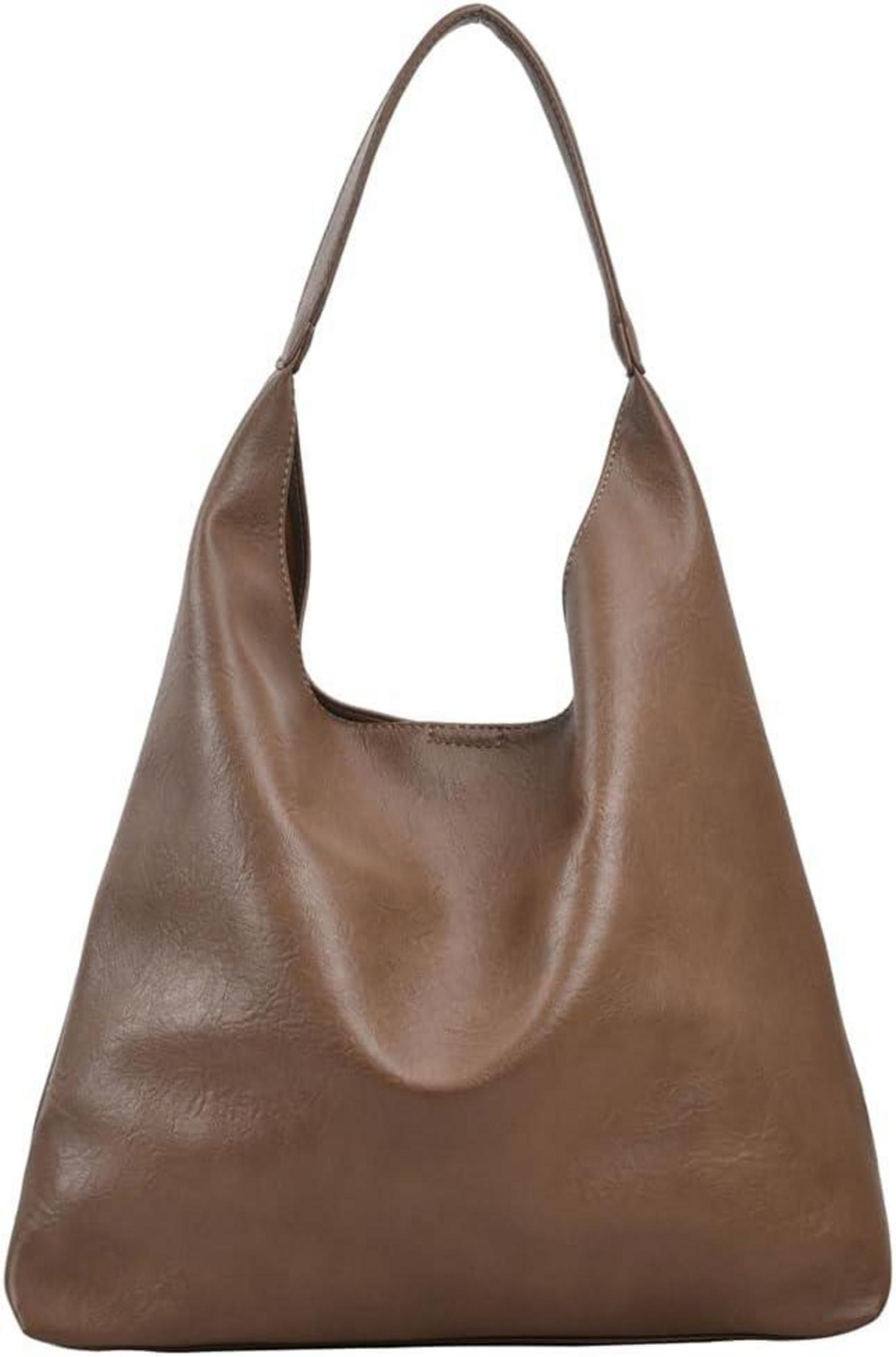 Große Weiche Leder Handtasche mit Geldbörse