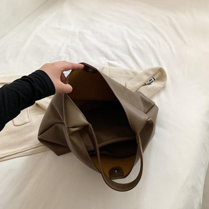 Damen Handtasche Tote Bag Shopper Schultertasche Hobo Bag Uni Tasche Beuteltasche Tragetasche - TIAASTAP