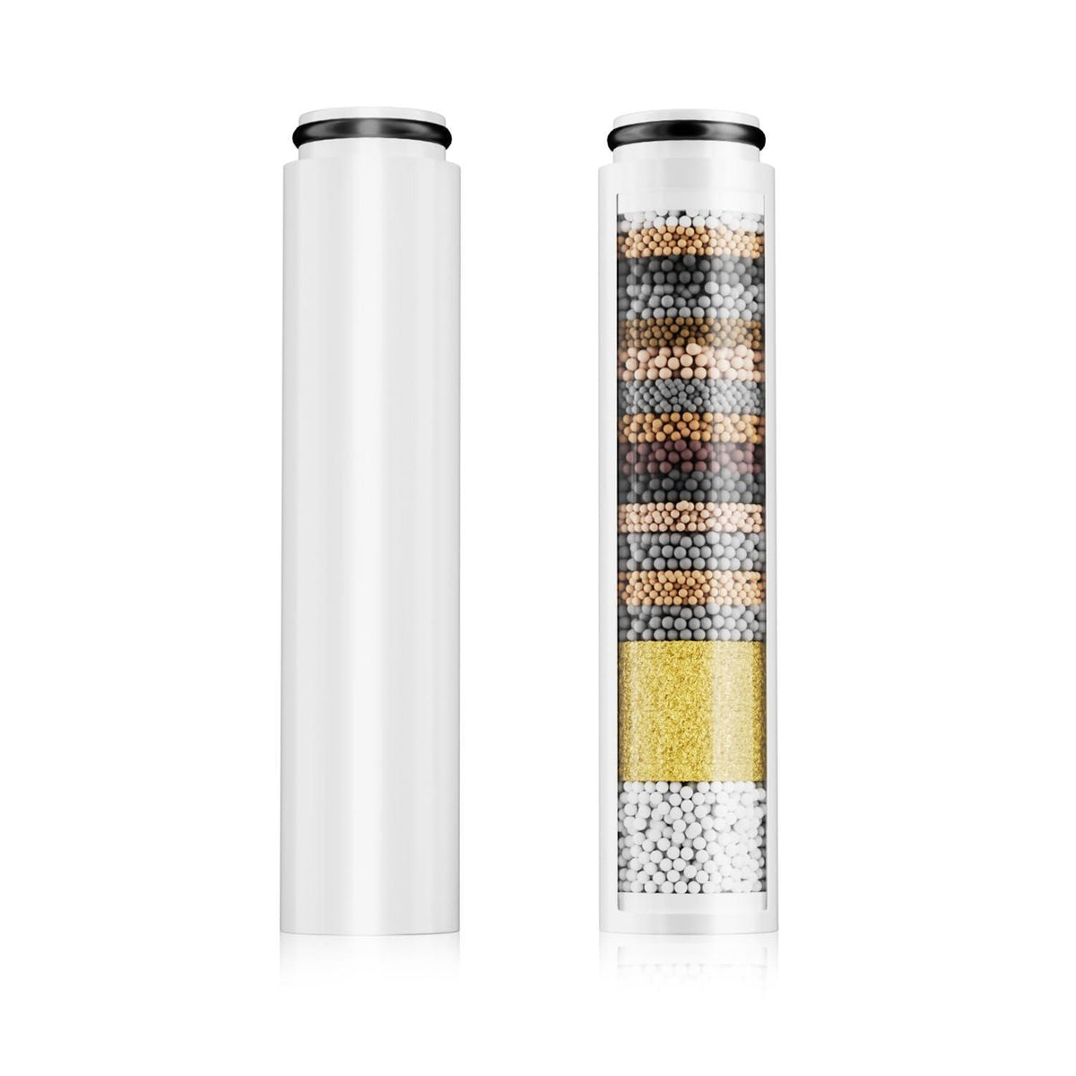 Duschfilter 2er-Pack für hartes Wasser – 20 Schichten