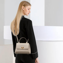 Damen Handtasche Leder Umhängetasche abnehmbarer