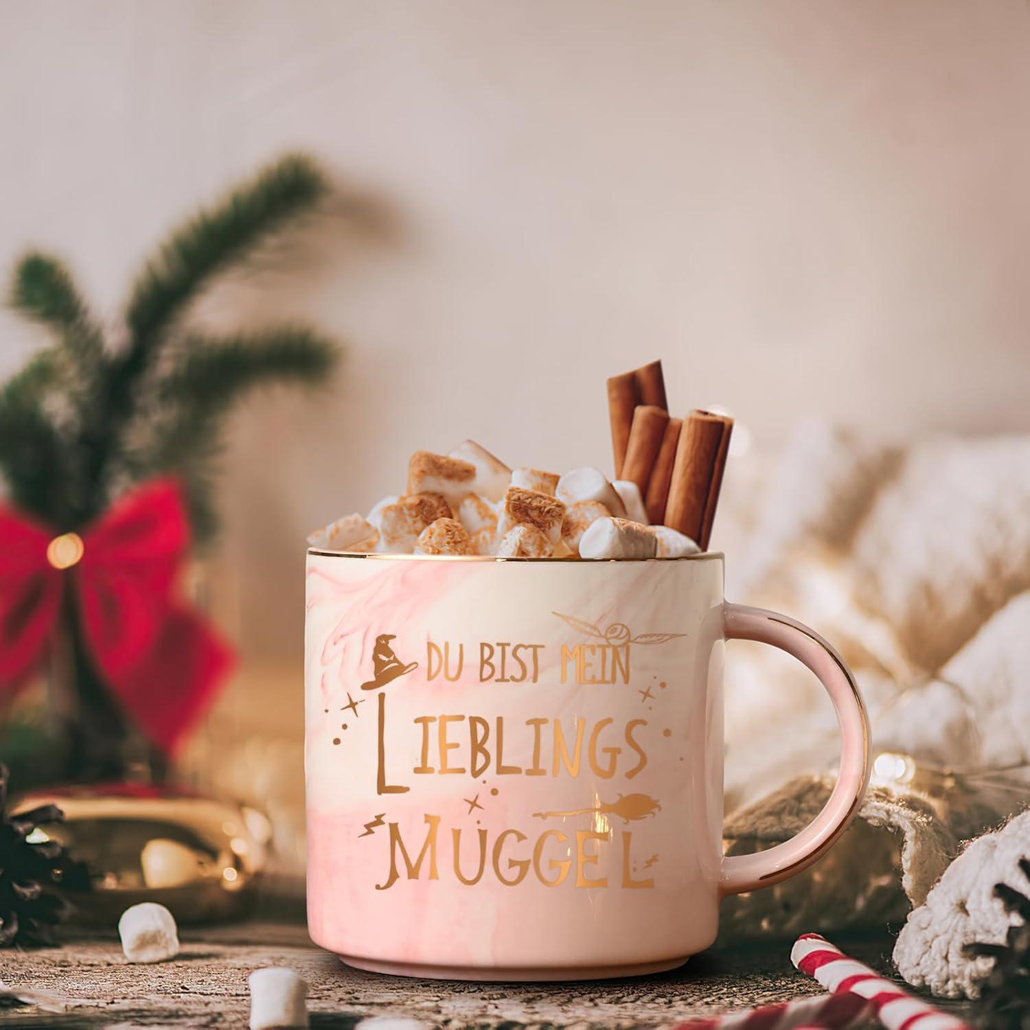 Weihnachtsgeschenk Tasse Spruch Du bist mein Lieblings
