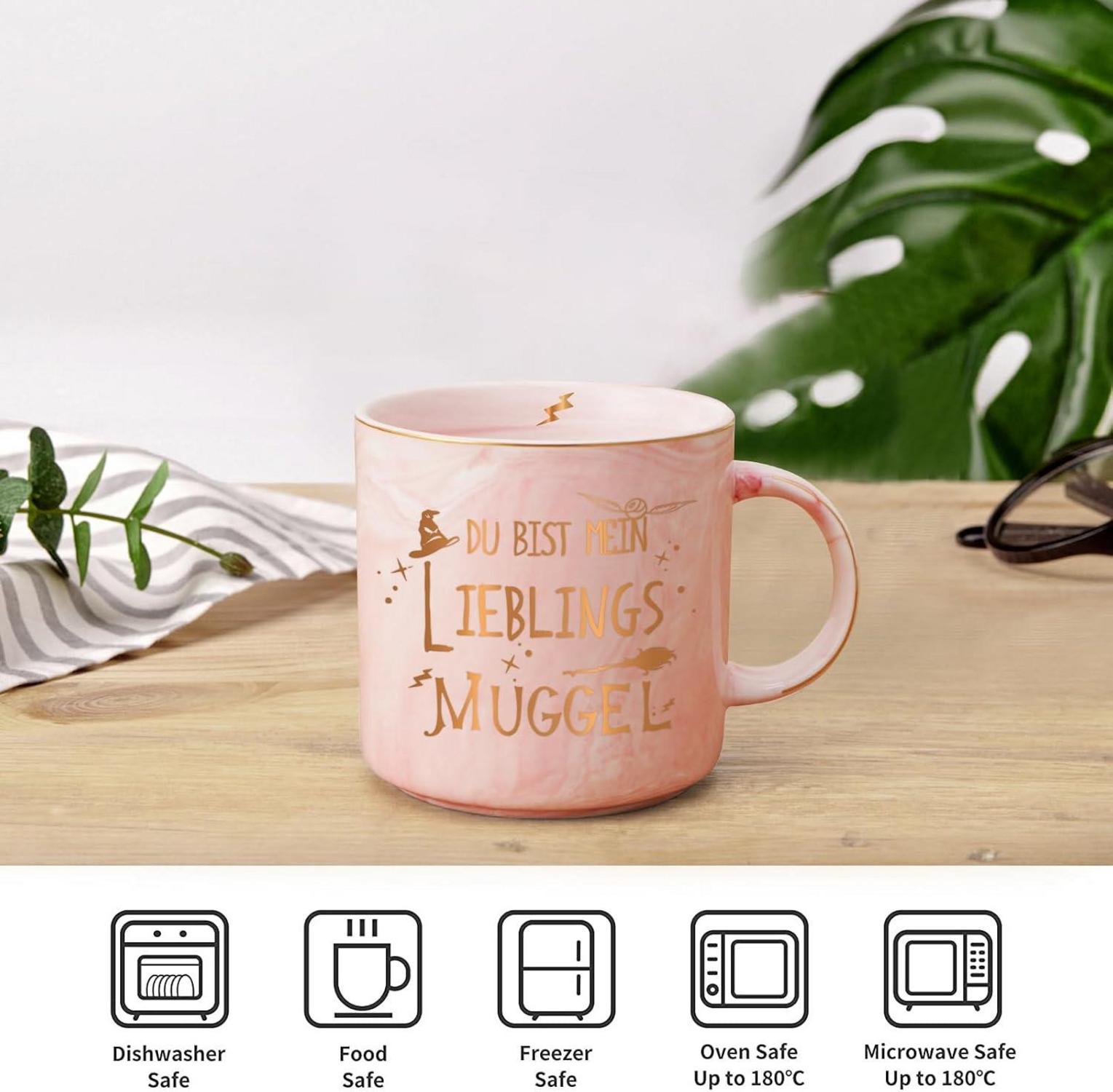 Lustige Marmor Tasse Geschenkidee 400ml Weihnachten Freund Freundin