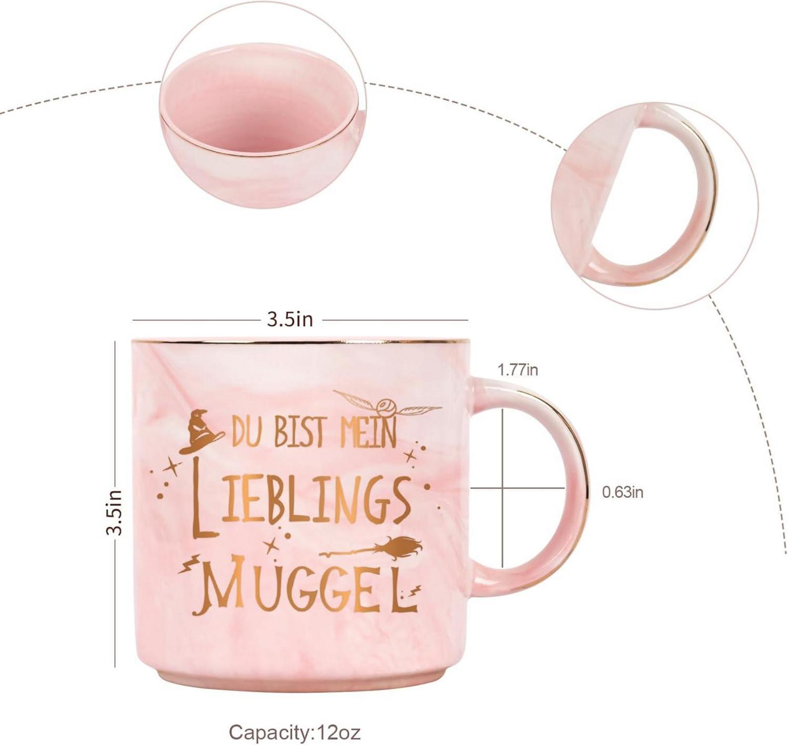 Lustige Marmor Tasse Geschenkidee 400ml Weihnachten Freund Freundin