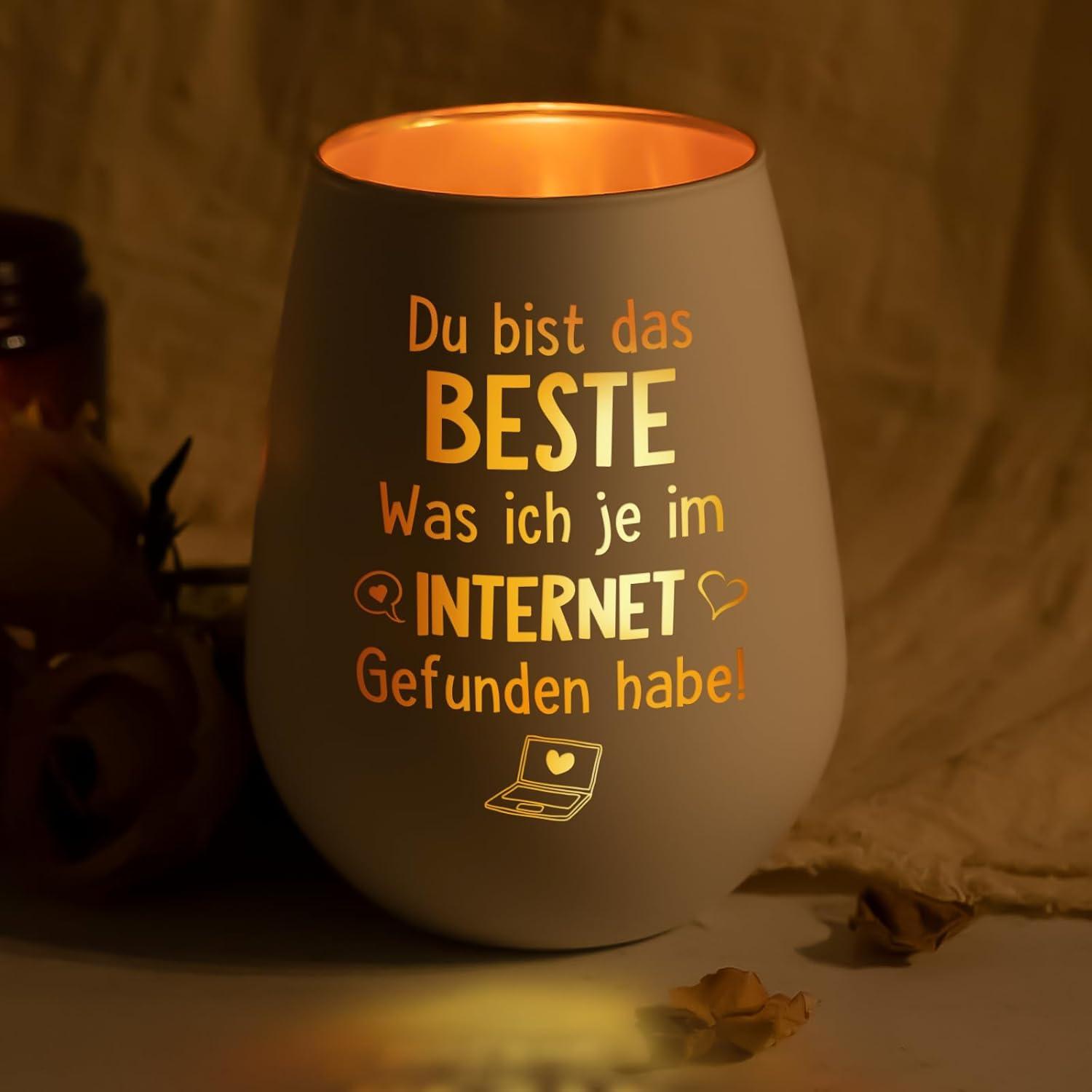 Windlichter - Jahrestag Partner Geschenke Weihnachten Frau Mann