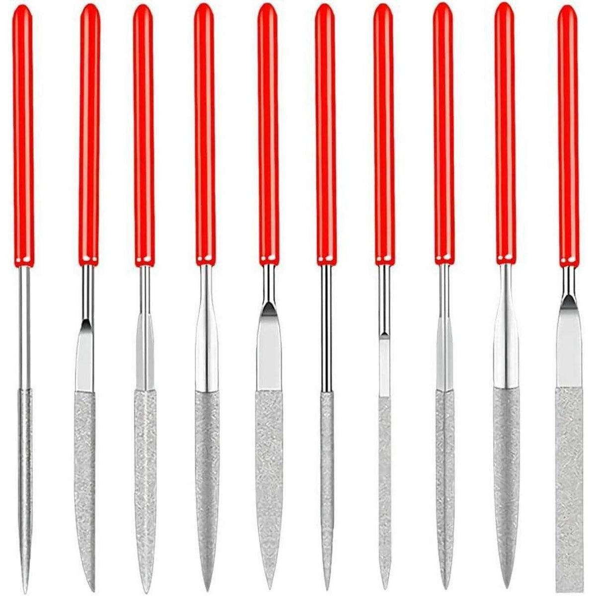 Mini Diamant Nadelfeilen Set – 10 Modelle für Modellbau & Handwerk