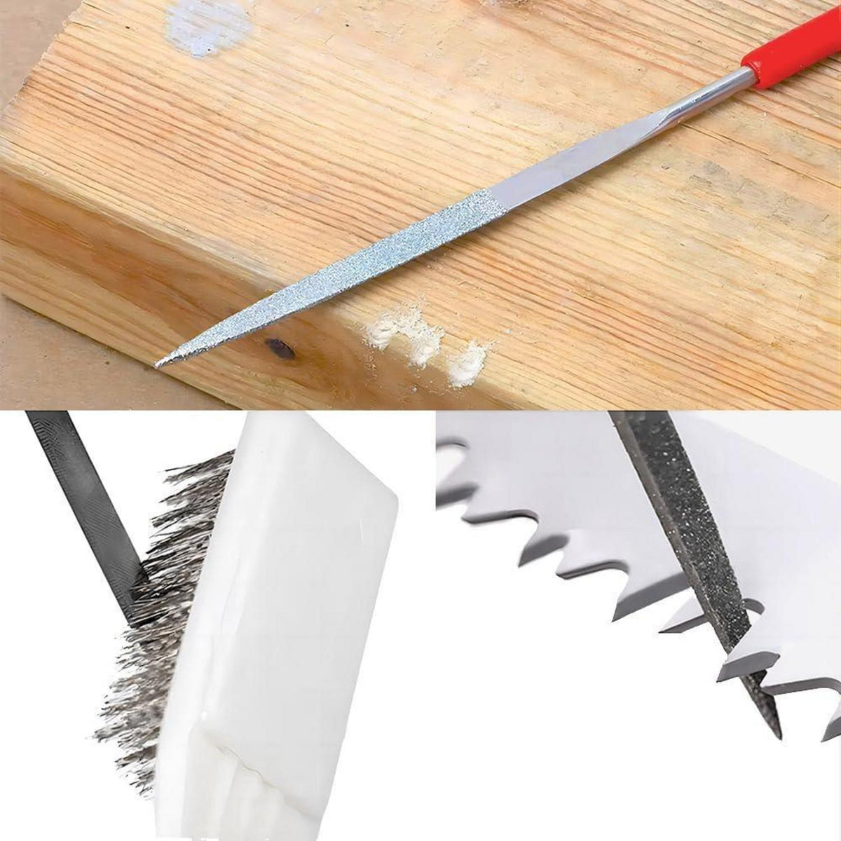 Mini Diamant Nadelfeilen Set – 10 Modelle für Modellbau & Handwerk