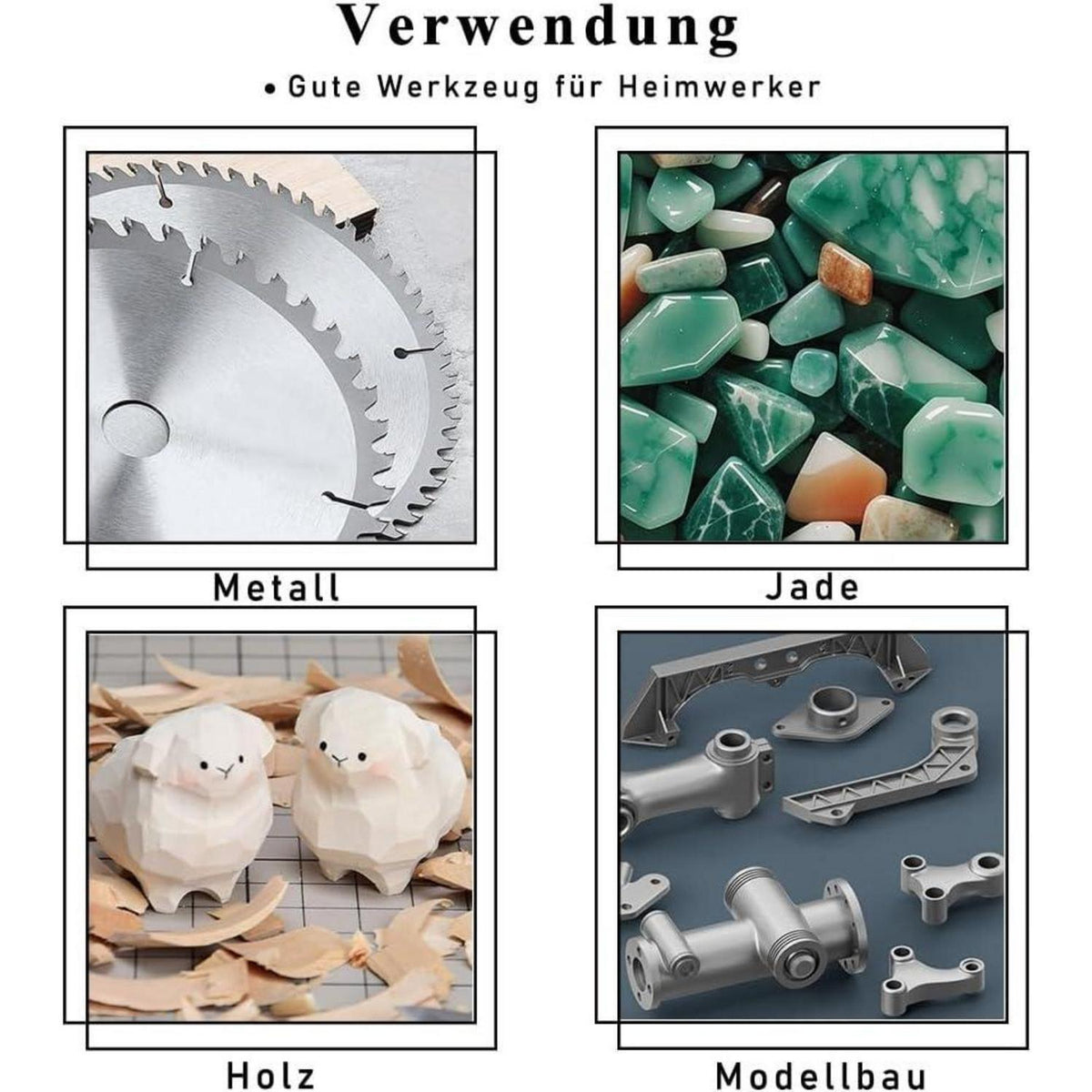 Mini Diamant Nadelfeilen Set – 10 Modelle für Modellbau & Handwerk