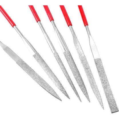 Mini Diamant Nadelfeilen Set – 10 Modelle für Modellbau & Handwerk