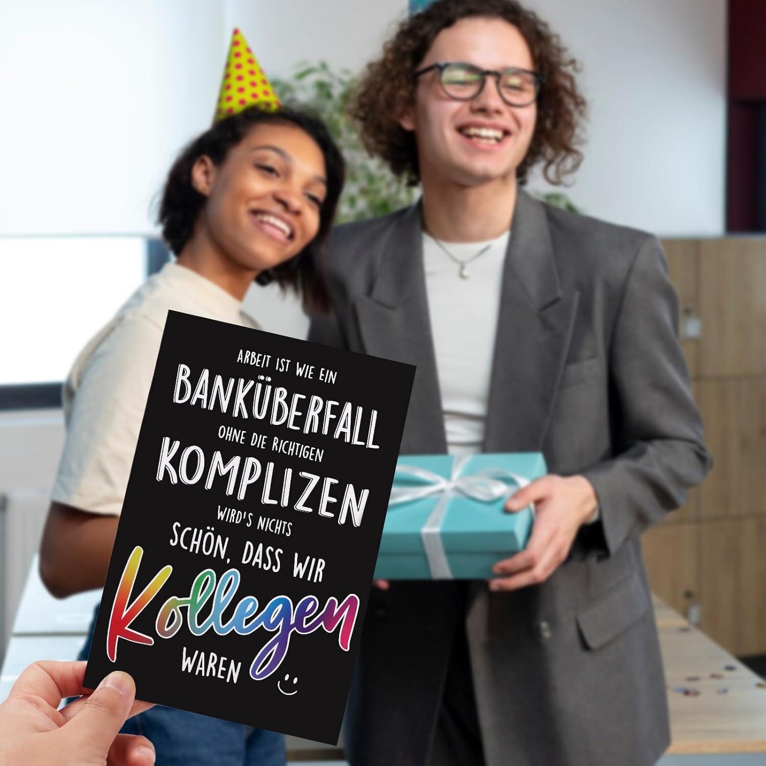 Abschiedskarte Kollegen lustig zum Jobwechsel - Personalisierbar