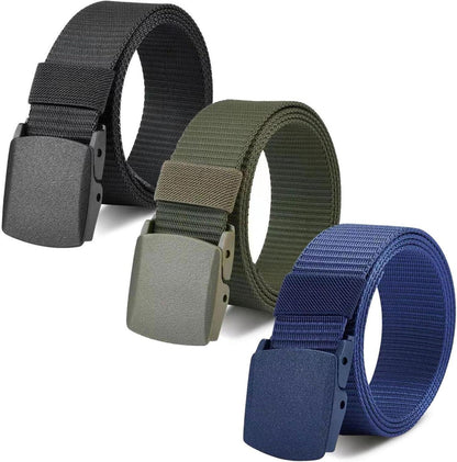 Arbeitsgürtel Herren 3er Set Nylon Canvas 130CM Flughafensicherheit