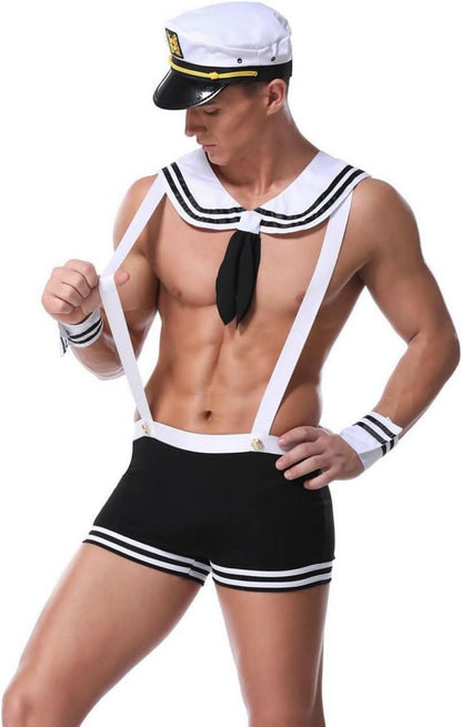 Sexy Matrosen Cosplay Dessous Set Shorts Mütze Uniform