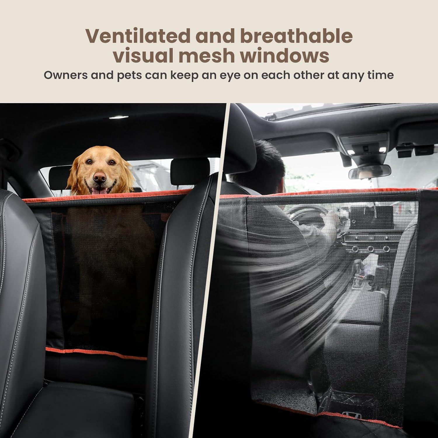 Hundeautositz Mittel M 60x50x55cm für sichere Autofahrten
