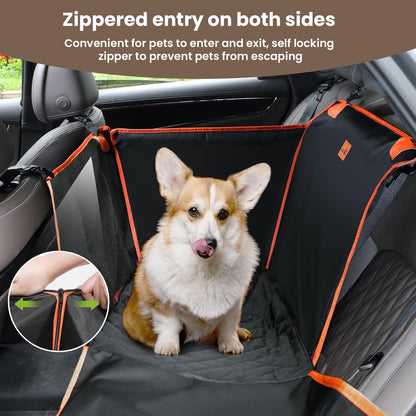 Hundeautositz M 60x50x55 cm für kleine & mittlere Hunde, Auto Hundesitz Stabil