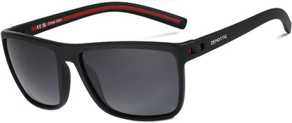 Polarisierte Sonnenbrille Herren UV400 TR90 Rahmen Gradient Grey