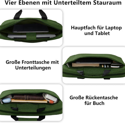 Voova Große Laptoptasche 17-17,4 Zoll