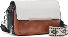 Vegane Leder Damen Umhängetasche Crossbody Schultertasche