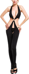 Sexy Damen Bodystocking Catsuit Strumpfhose Ouvert Straps Dessous