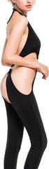 Sexy Damen Bodystocking Catsuit Strumpfhose Ouvert Straps Dessous