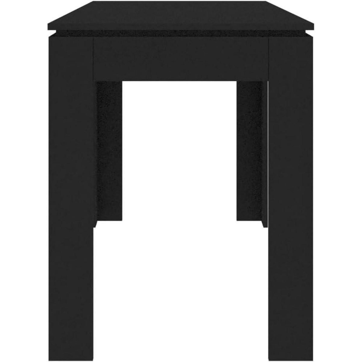 Esstisch Schwarz 120x60 cm – Minimalistisch & Elegant