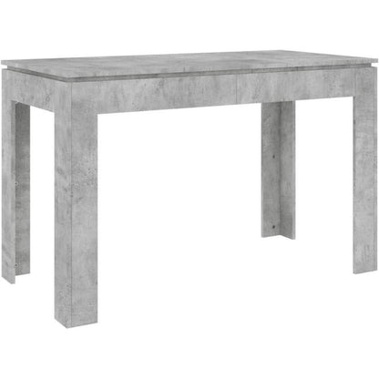 Minimalistischer Esstisch 120x60 cm – Betongrau