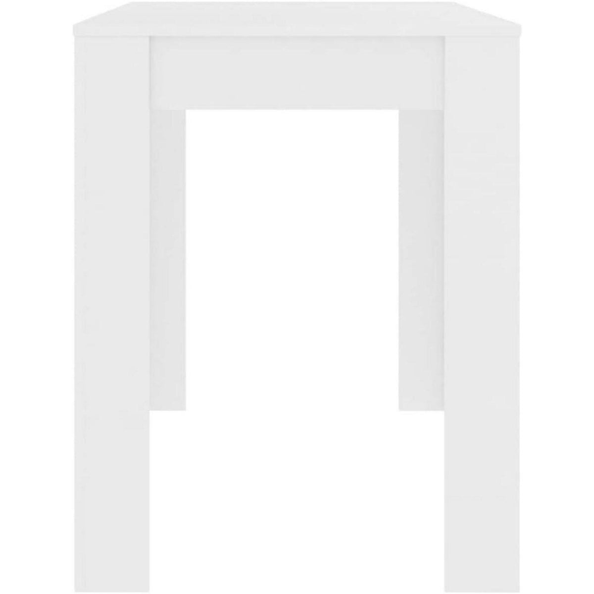 Weißer Esszimmertisch 120x60 cm – Minimalistisch & Stabil