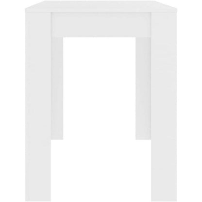Weißer Esszimmertisch 120x60 cm – Minimalistisch & Stabil