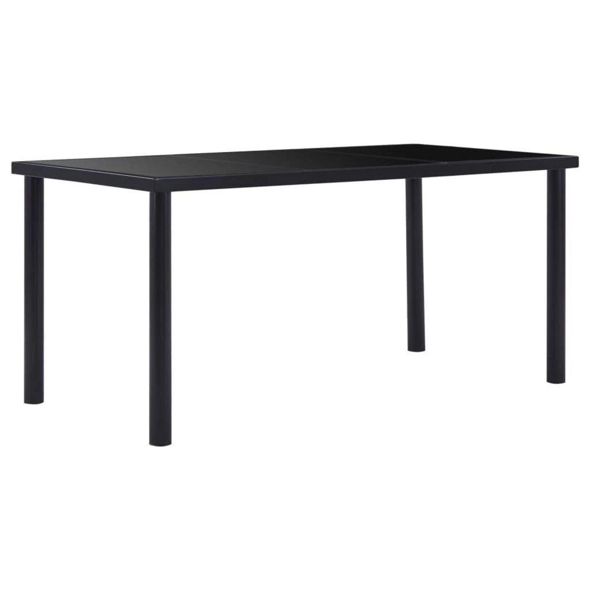 Esstisch Altholz Schwarz 160x80x75cm – Retro Einrichtungszauber